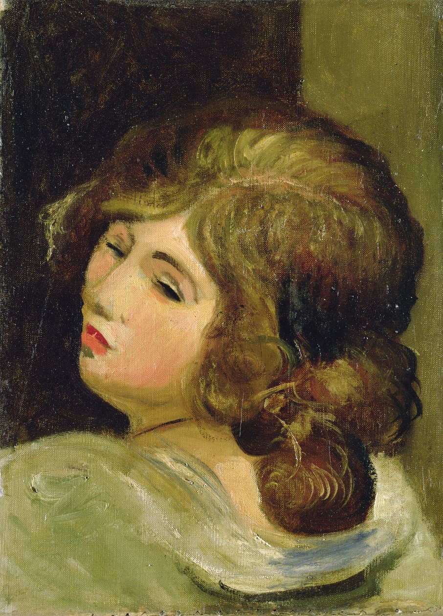 Női fej (olaj, vászon) alkotó: Andre Derain