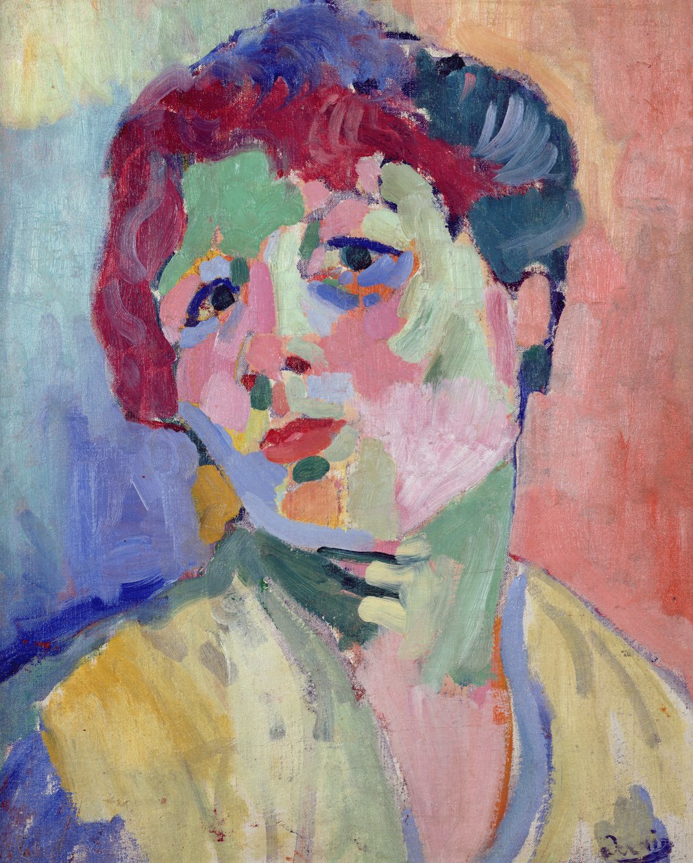 Egy nő feje alkotó: Andre Derain