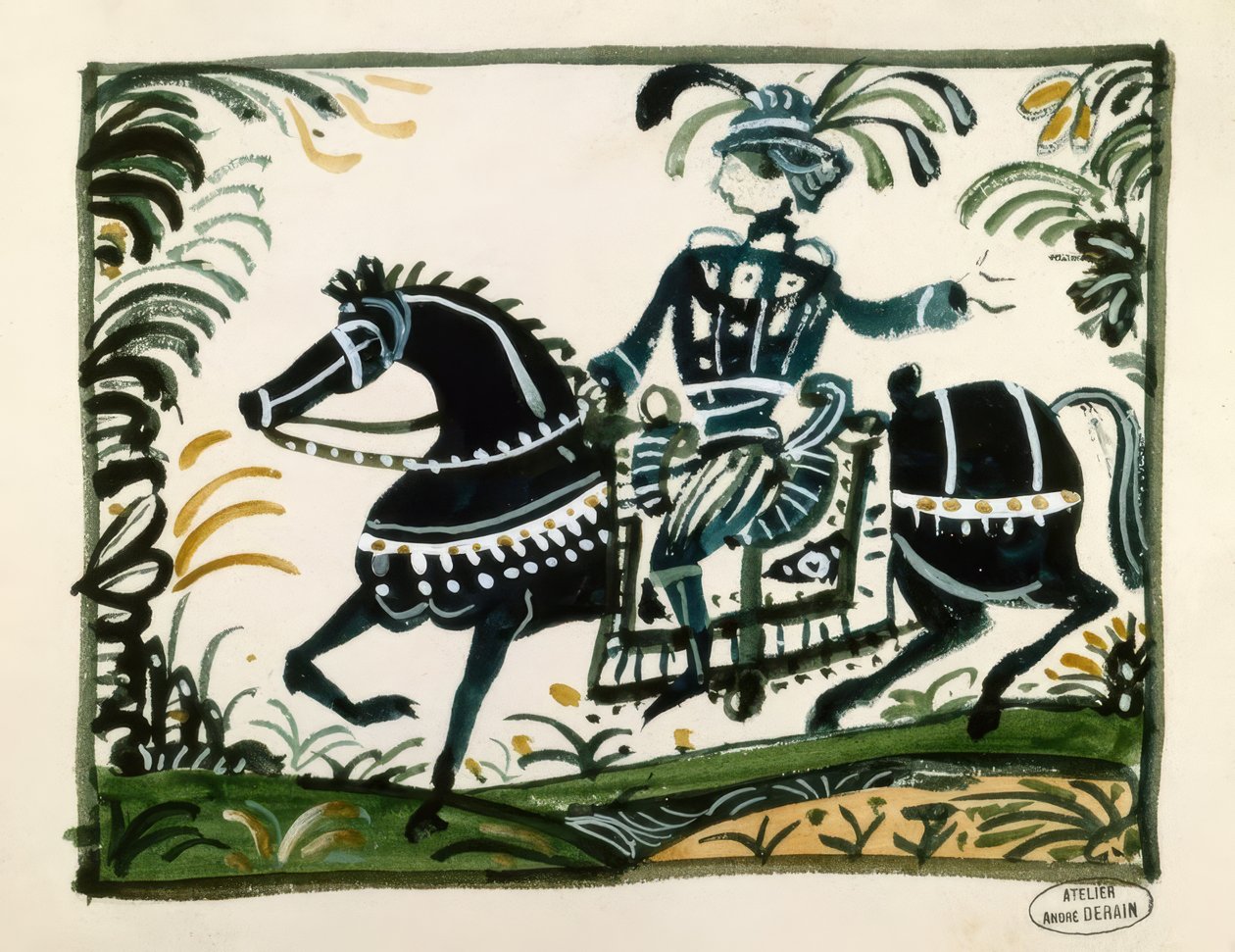 Lovas tollal alkotó: Andre Derain