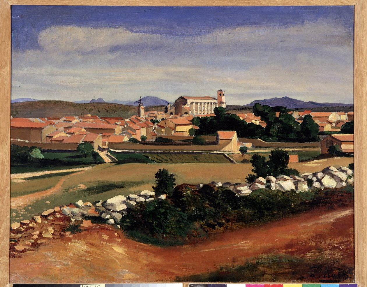 Szent Maximin tájképe alkotó: Andre Derain