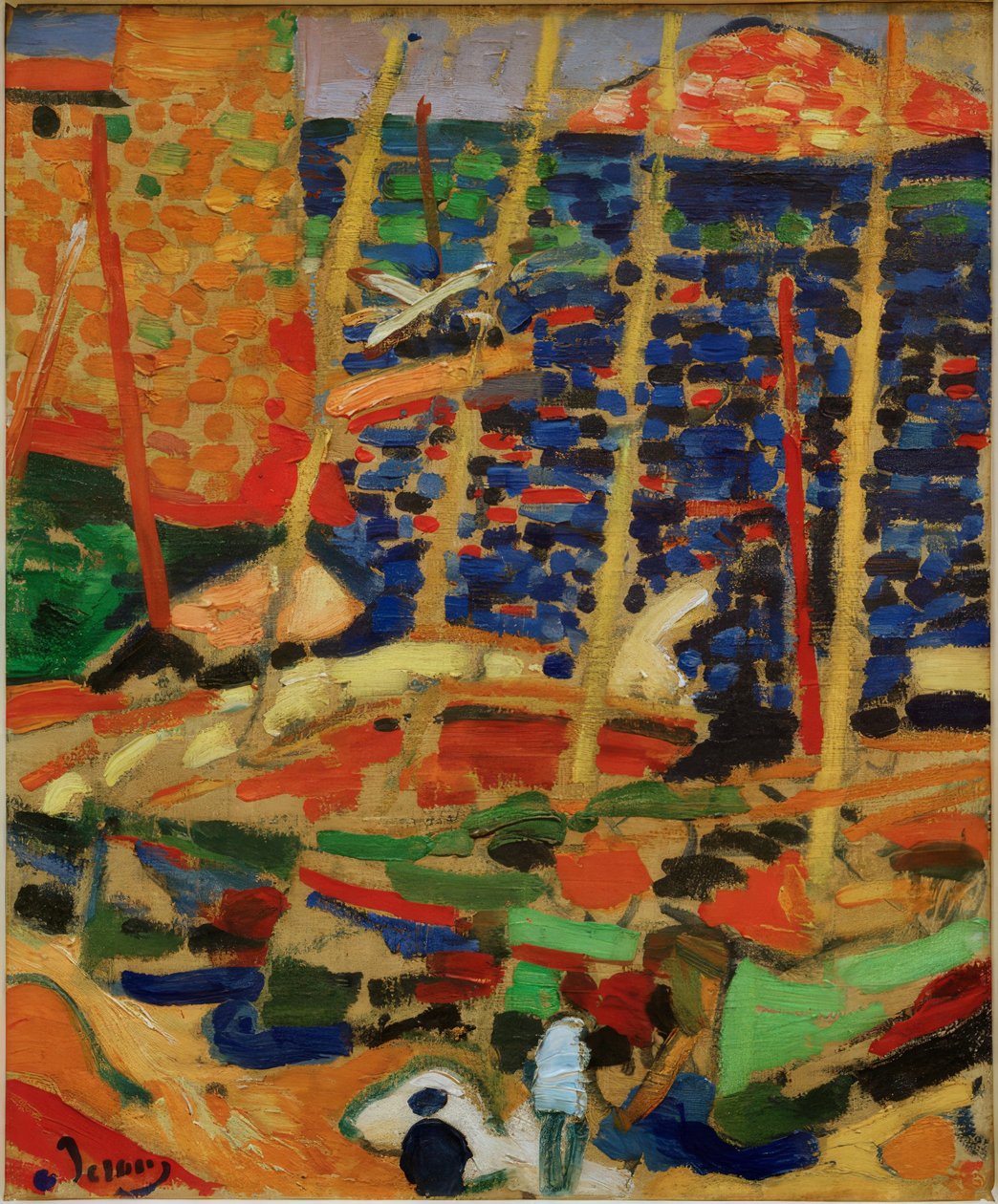Collioure kikötője alkotó: Andre Derain