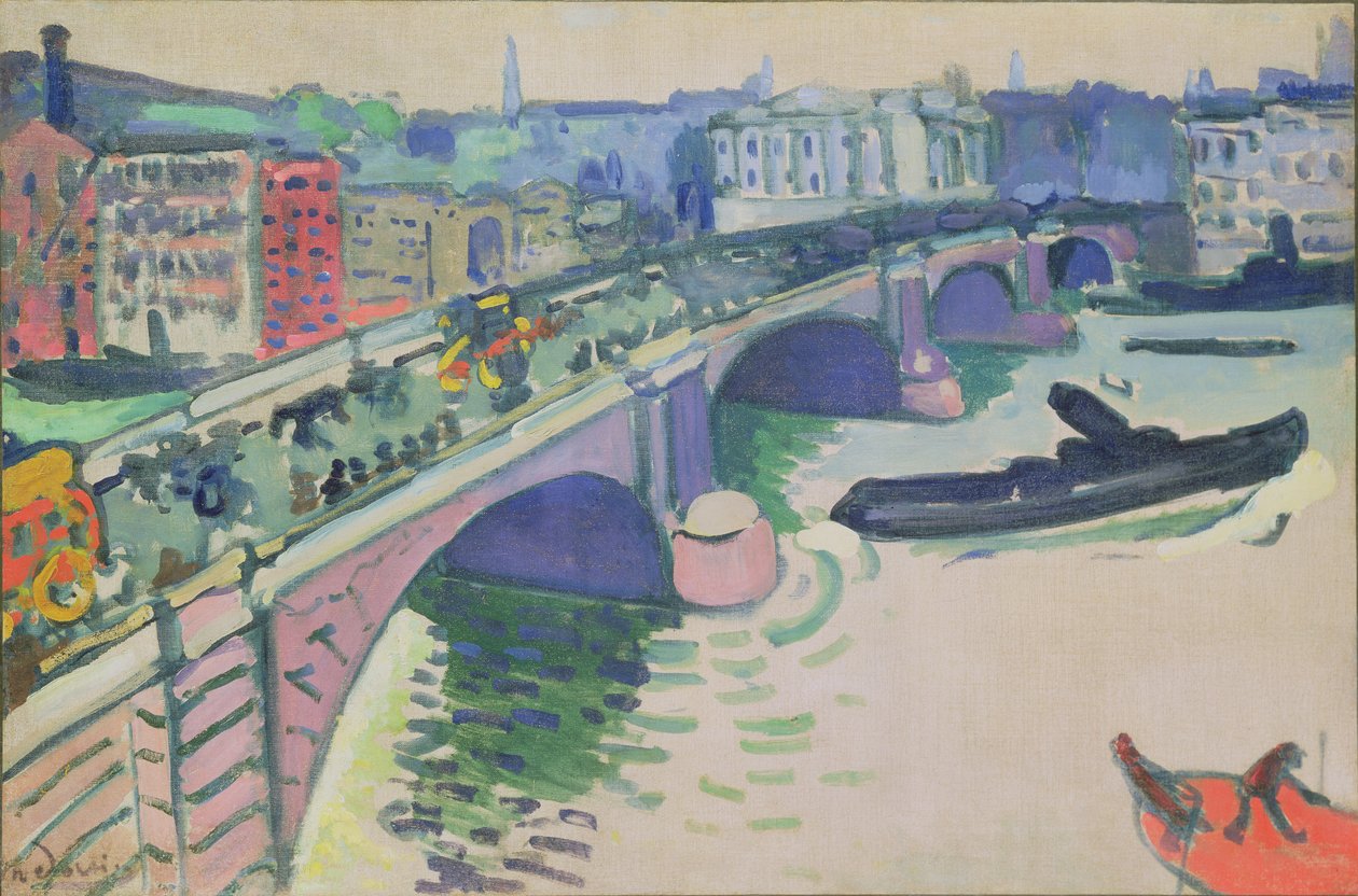 London Bridge, 1906 körül (olaj, vászon) alkotó: Andre Derain
