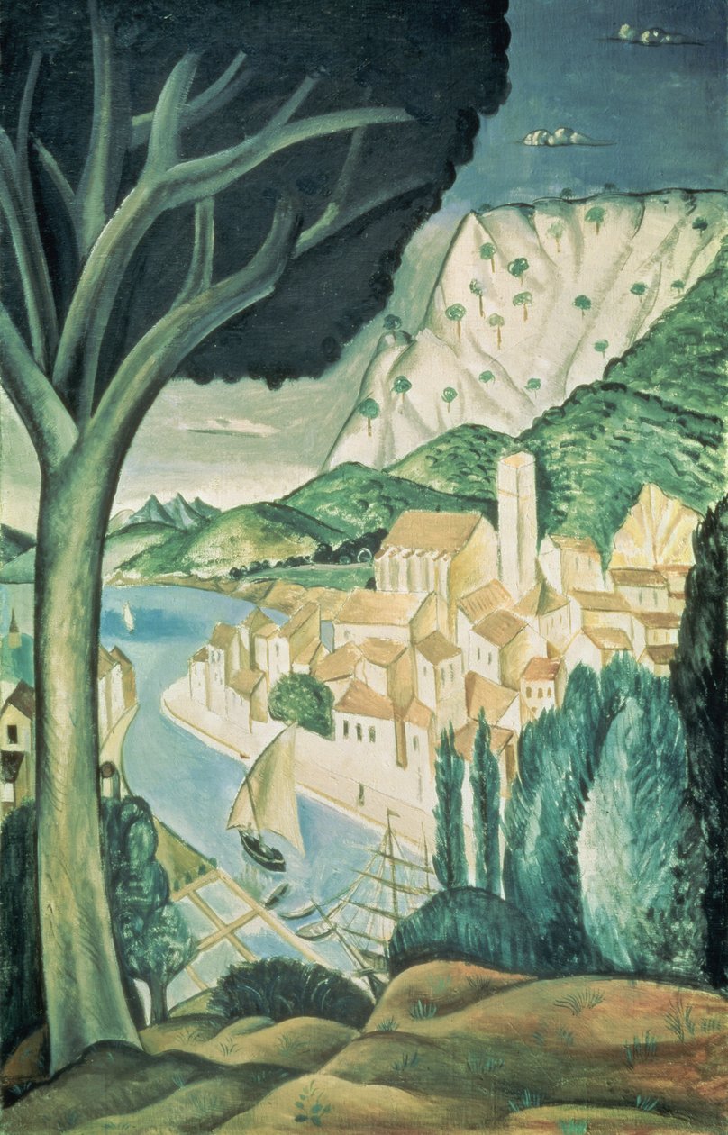 Martigues (Provence-i kikötő) alkotó: Andre Derain