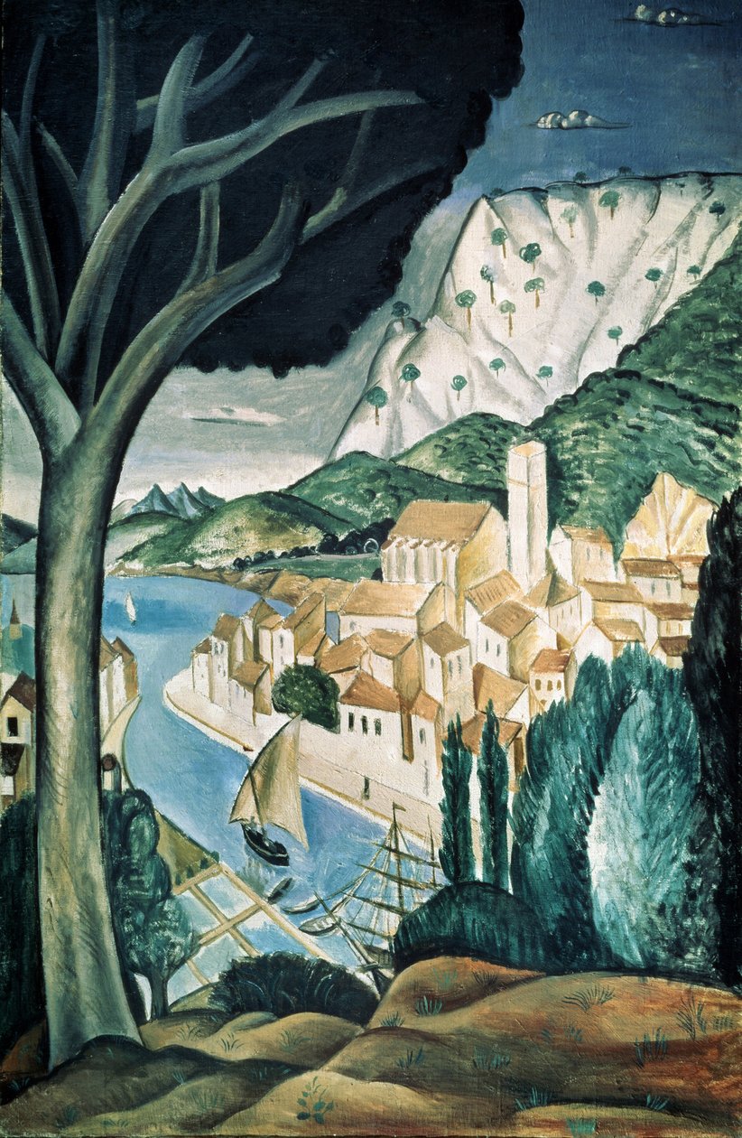 Martigues (Provence-i kikötő) alkotó: Andre Derain