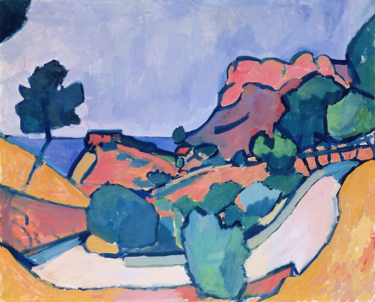 Mountain Road alkotó: Andre Derain