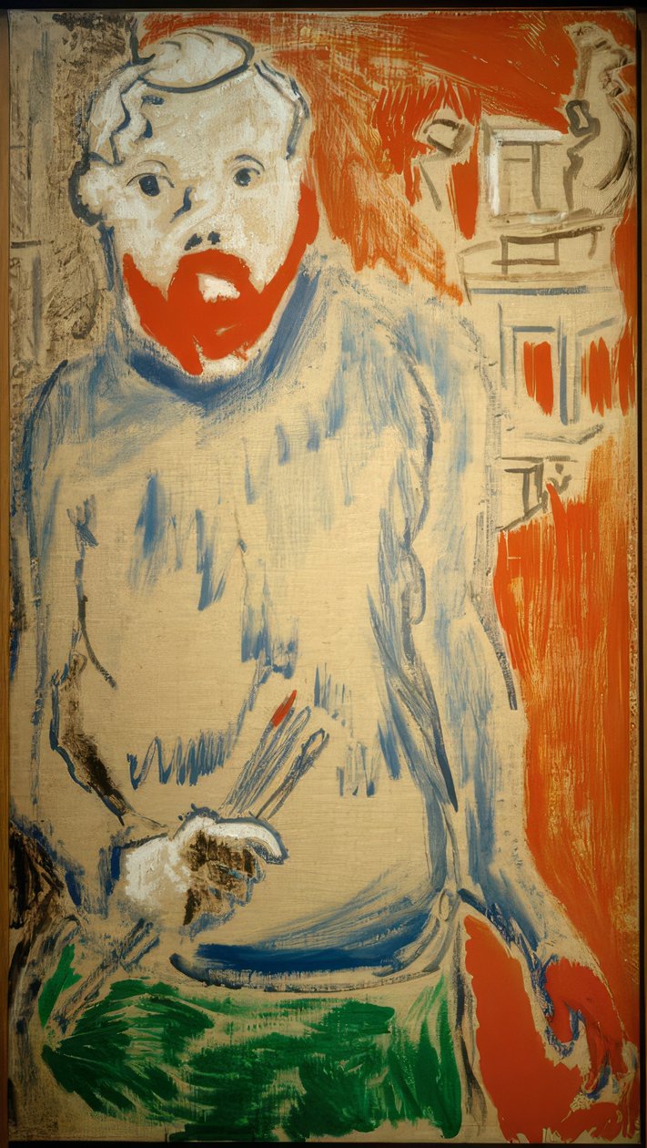 Henri Matisse portréja (Matisse a műteremben) alkotó: Andre Derain