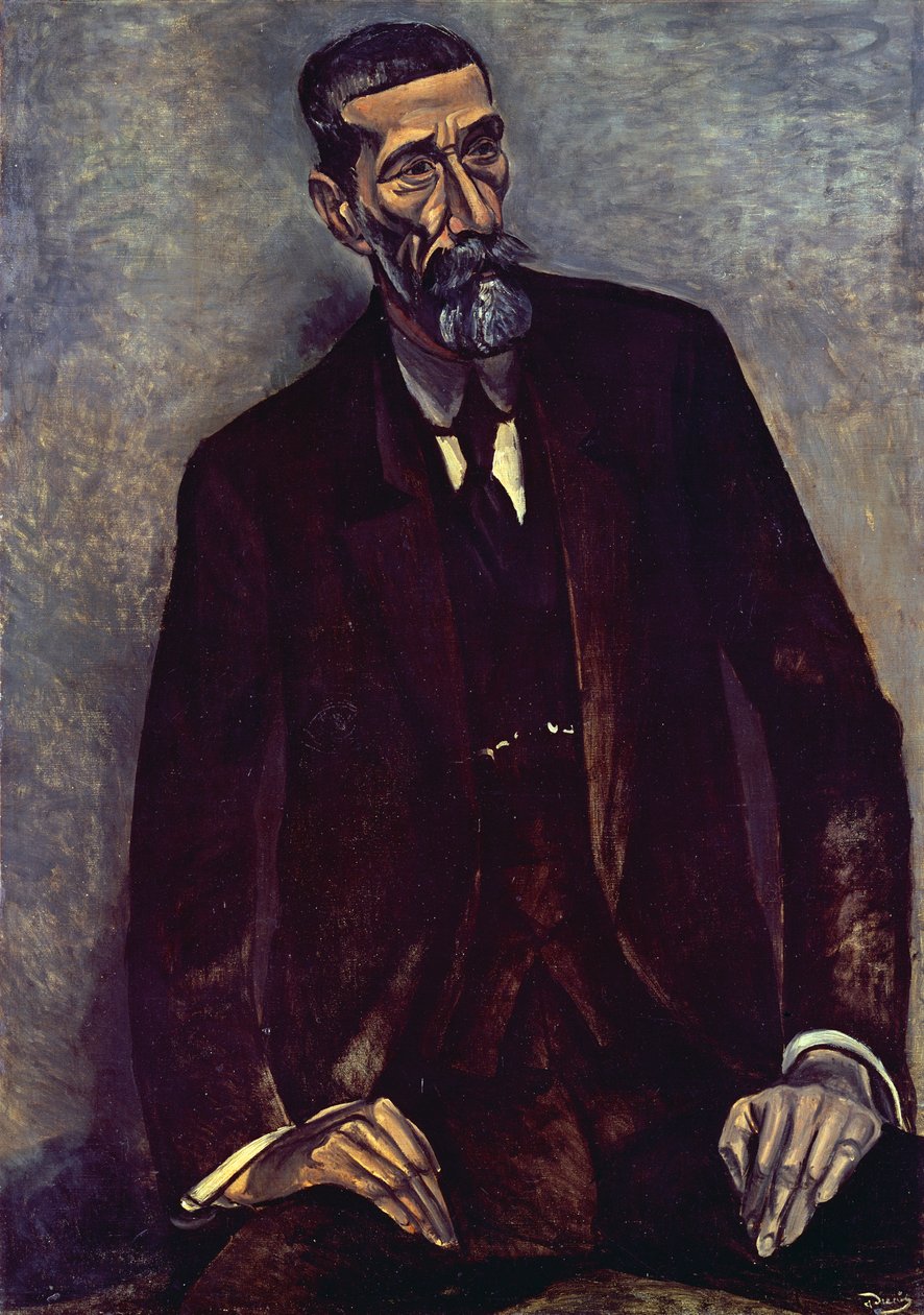 Francesco Iturrino (1864-1924) festőművész portréja alkotó: Andre Derain