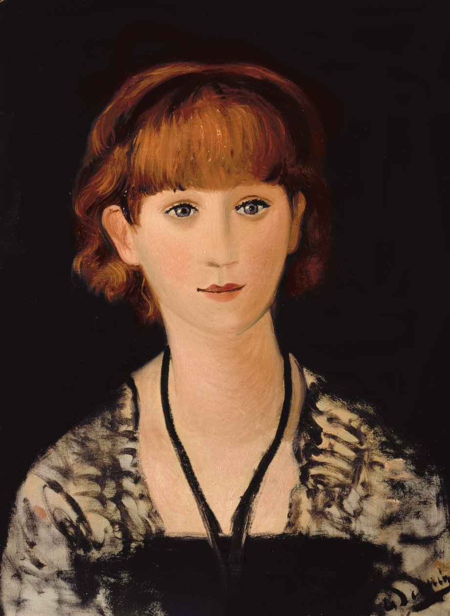 Madame Jean Renoir portréja, 1928 körül alkotó: Andre Derain