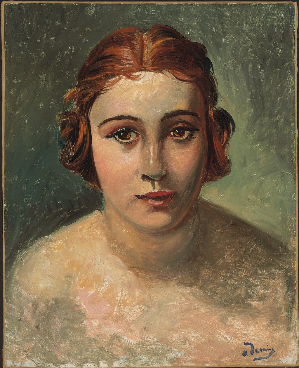 Fiatal nő portréja (olaj, vászon) alkotó: Andre Derain