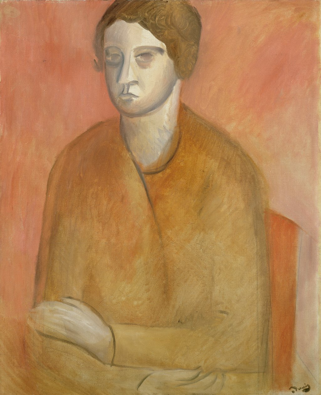 Ülő nő, 1912 körül (olaj, vászon) alkotó: Andre Derain