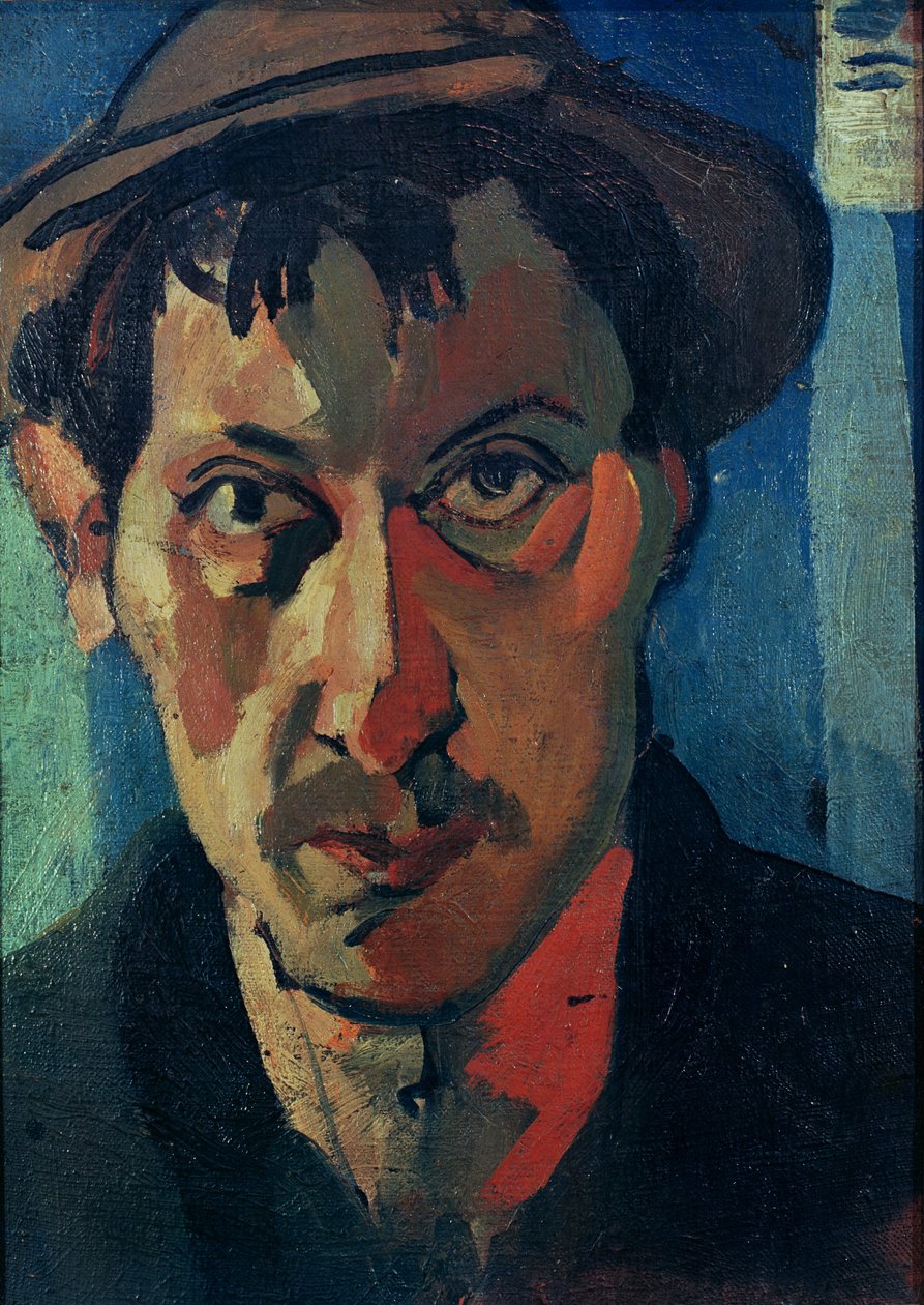 Önarckép lógó kalappal alkotó: Andre Derain
