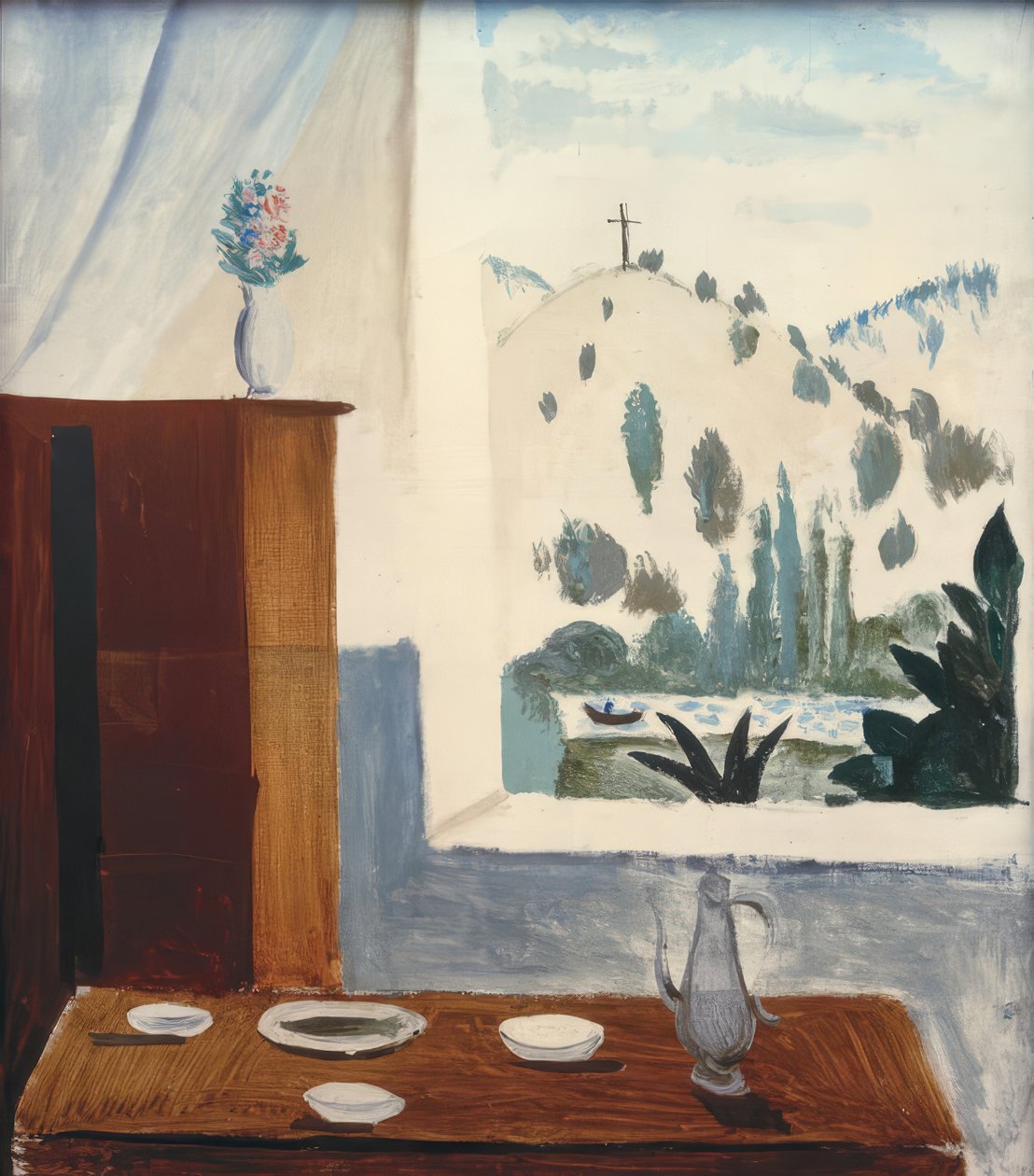 Csendélet a Kálváriával alkotó: Andre Derain