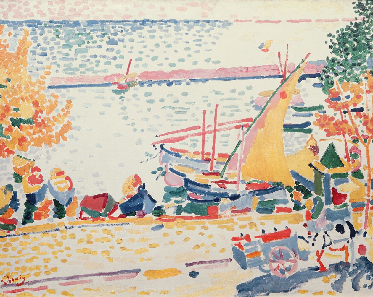 Collioure kikötője alkotó: Andre Derain