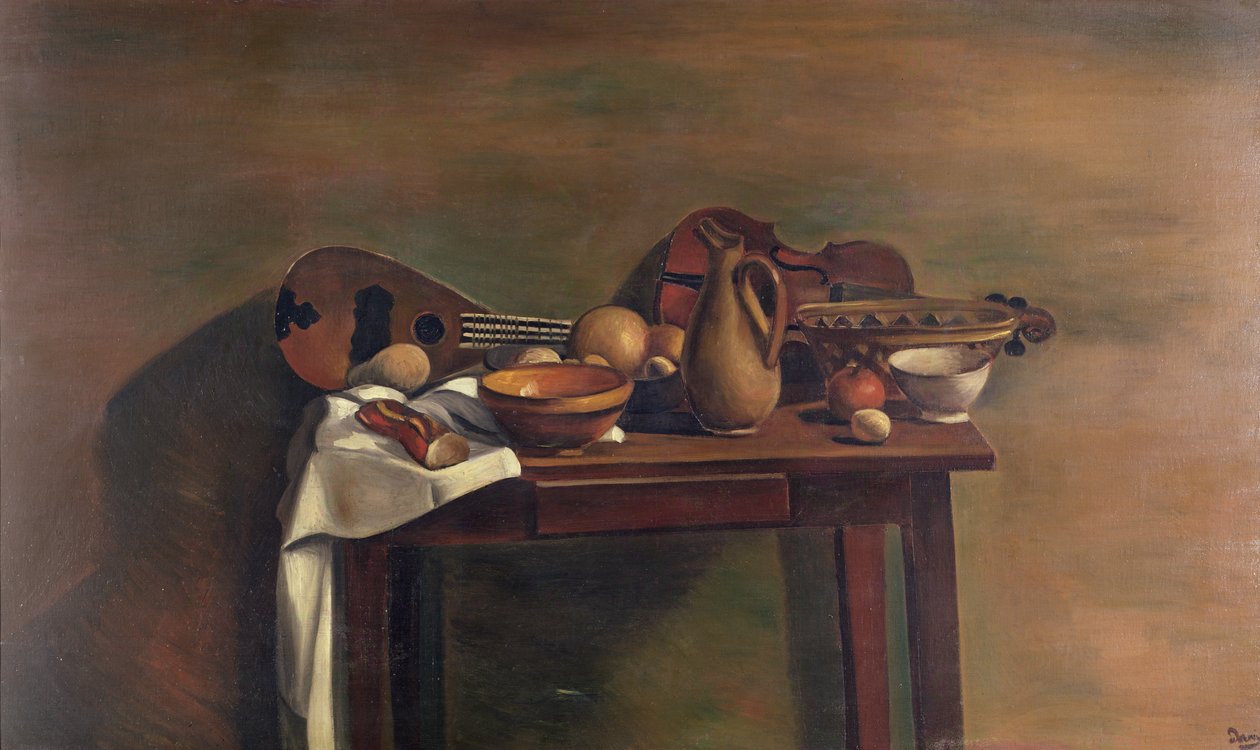 A jól megrakott asztal, 1921-22 körül (olaj, vászon) alkotó: Andre Derain