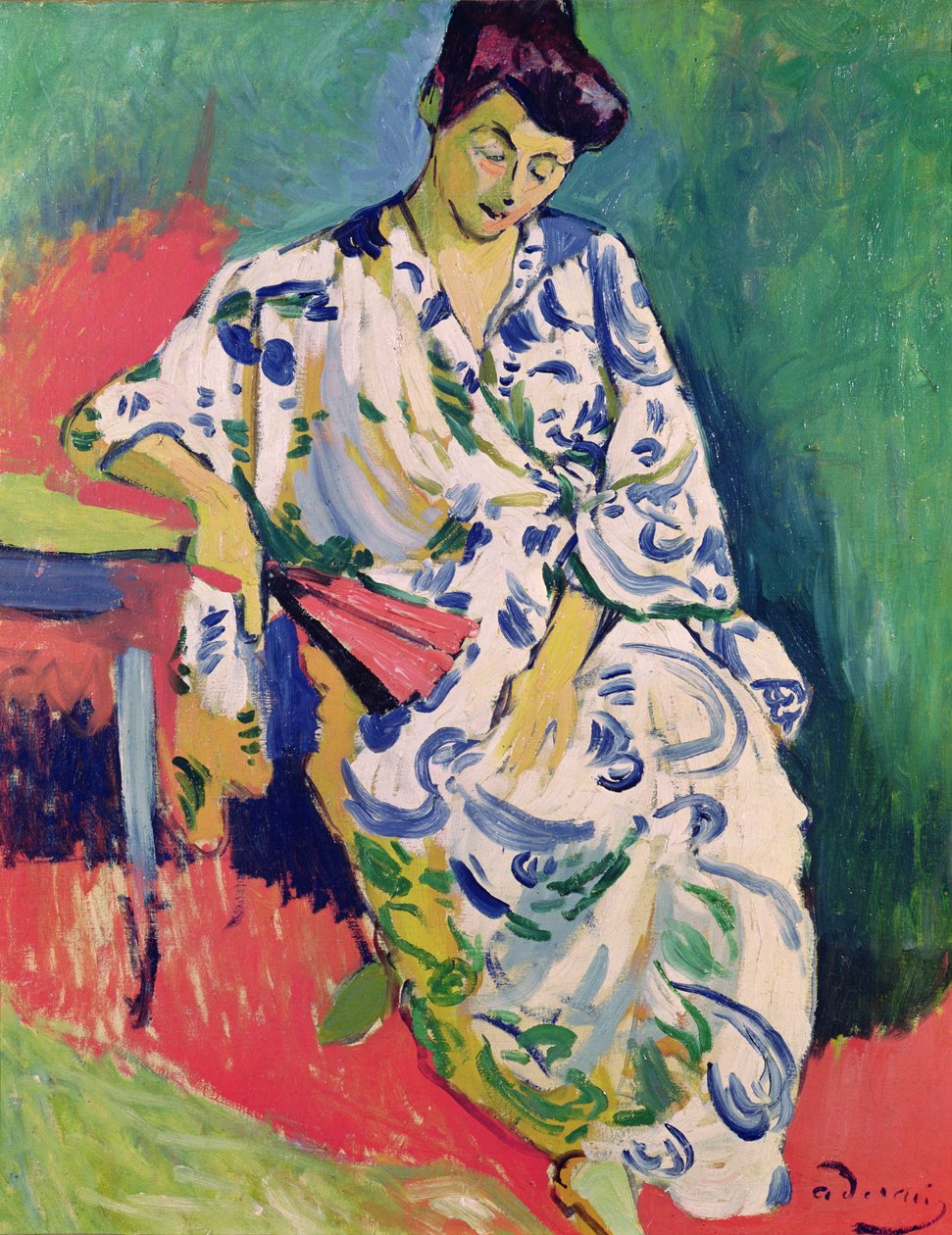 A kendős nő alkotó: Andre Derain