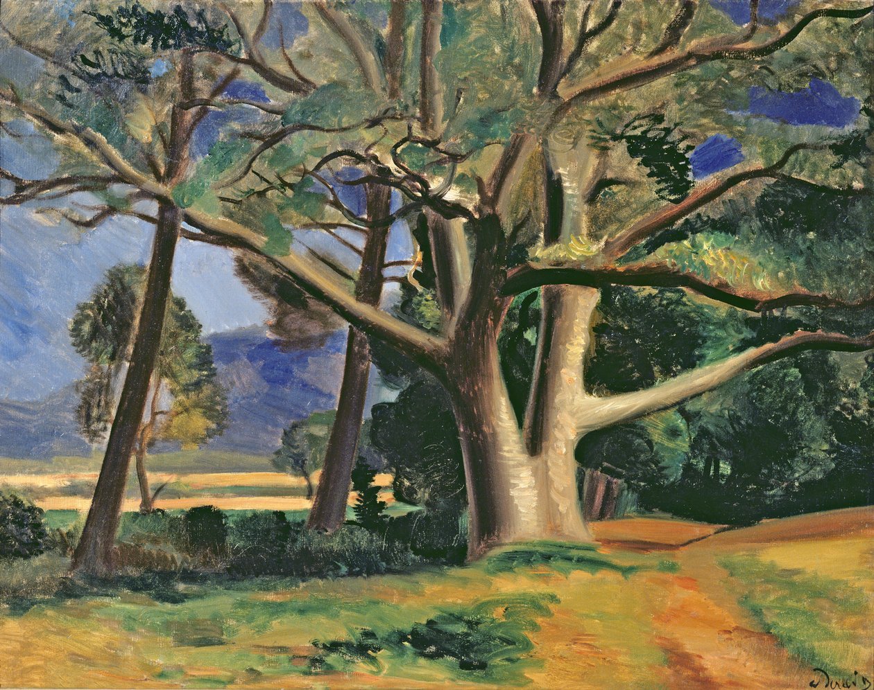 A nagy fa, 1929-30 körül (olaj, vászon) (lásd még 287578) alkotó: Andre Derain