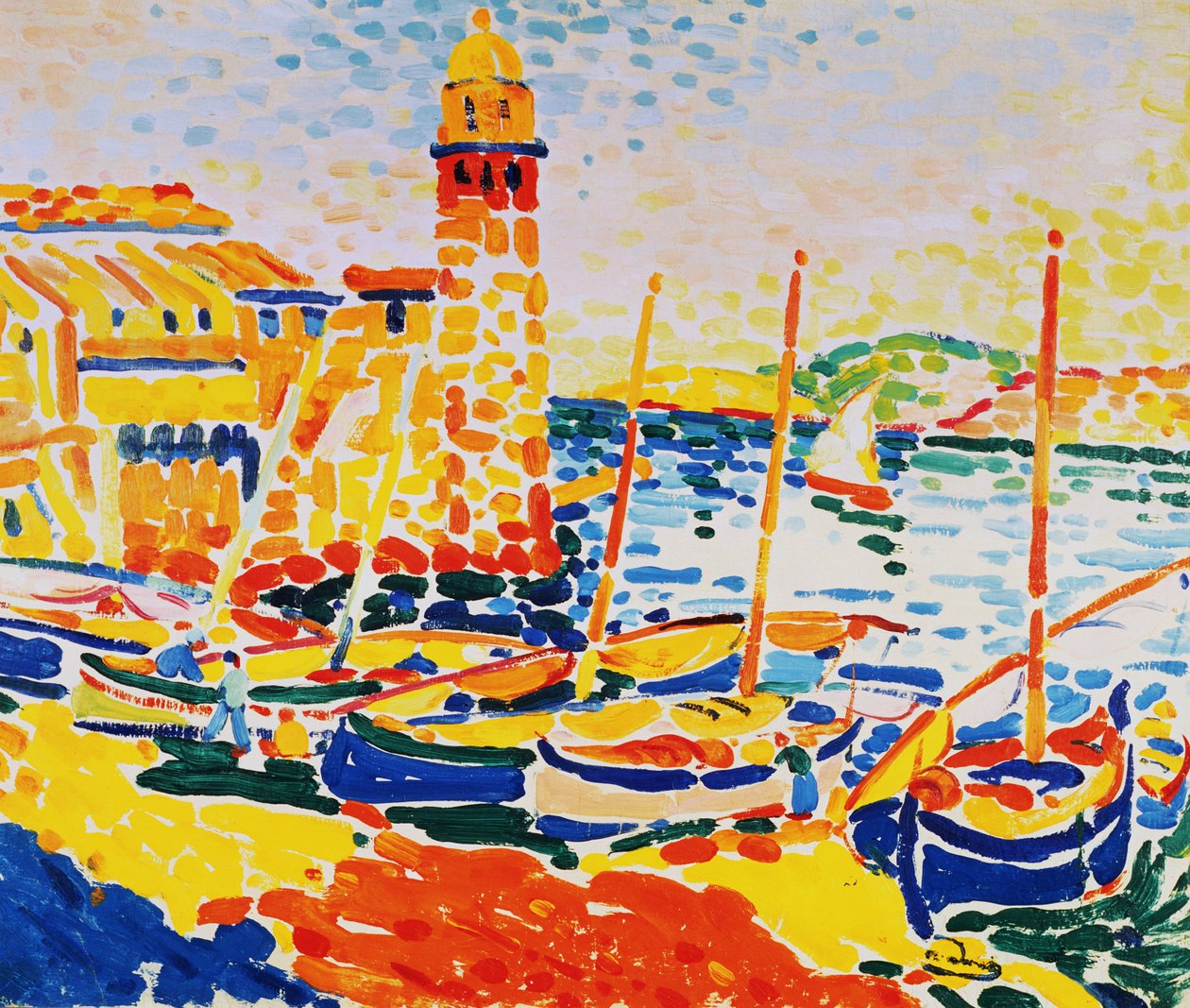 Collioure kikötője alkotó: Andre Derain