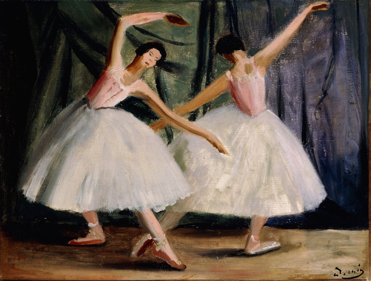 Két táncosnő; Deux Danseuses alkotó: Andre Derain