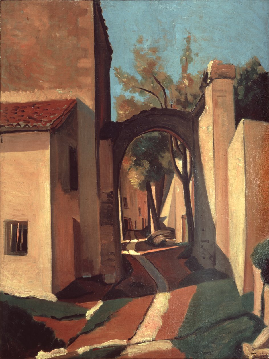 Provence-i falu (olaj, vászon) alkotó: Andre Derain