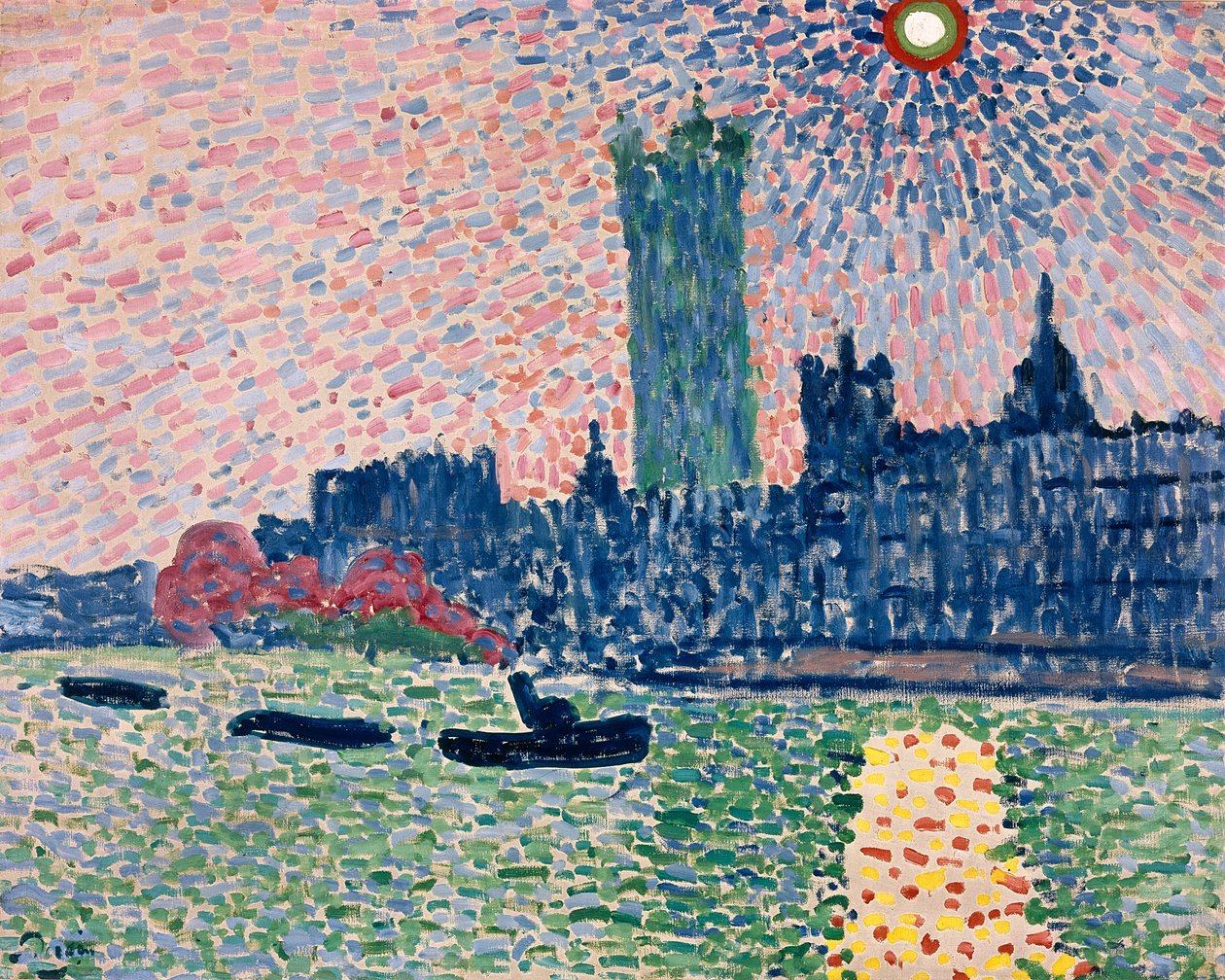 Westminster a South Bankról, London alkotó: Andre Derain