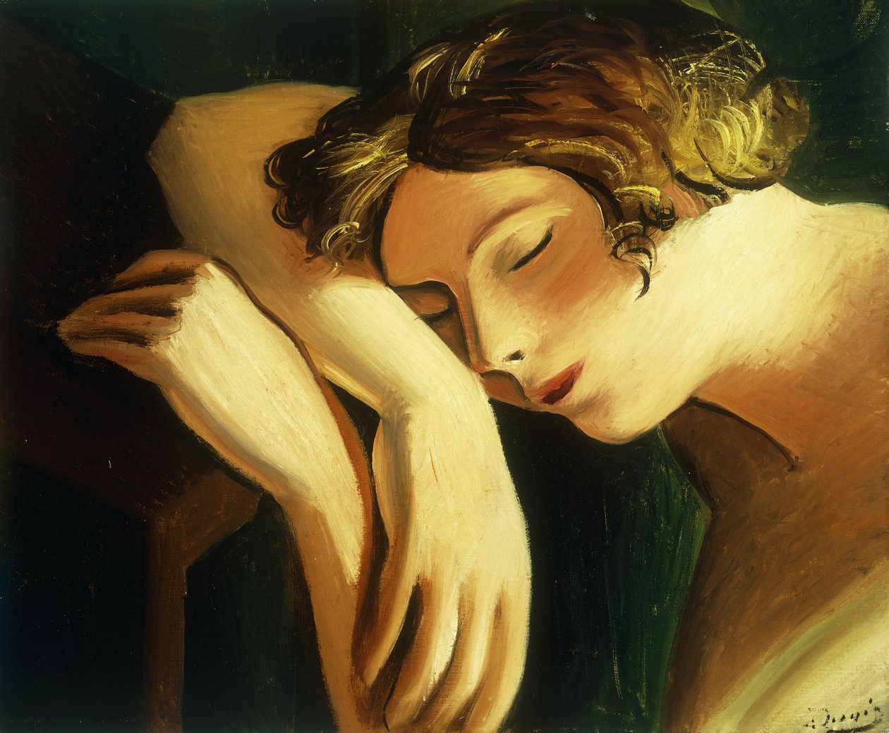 Alvó nő; Femme Dormee alkotó: Andre Derain