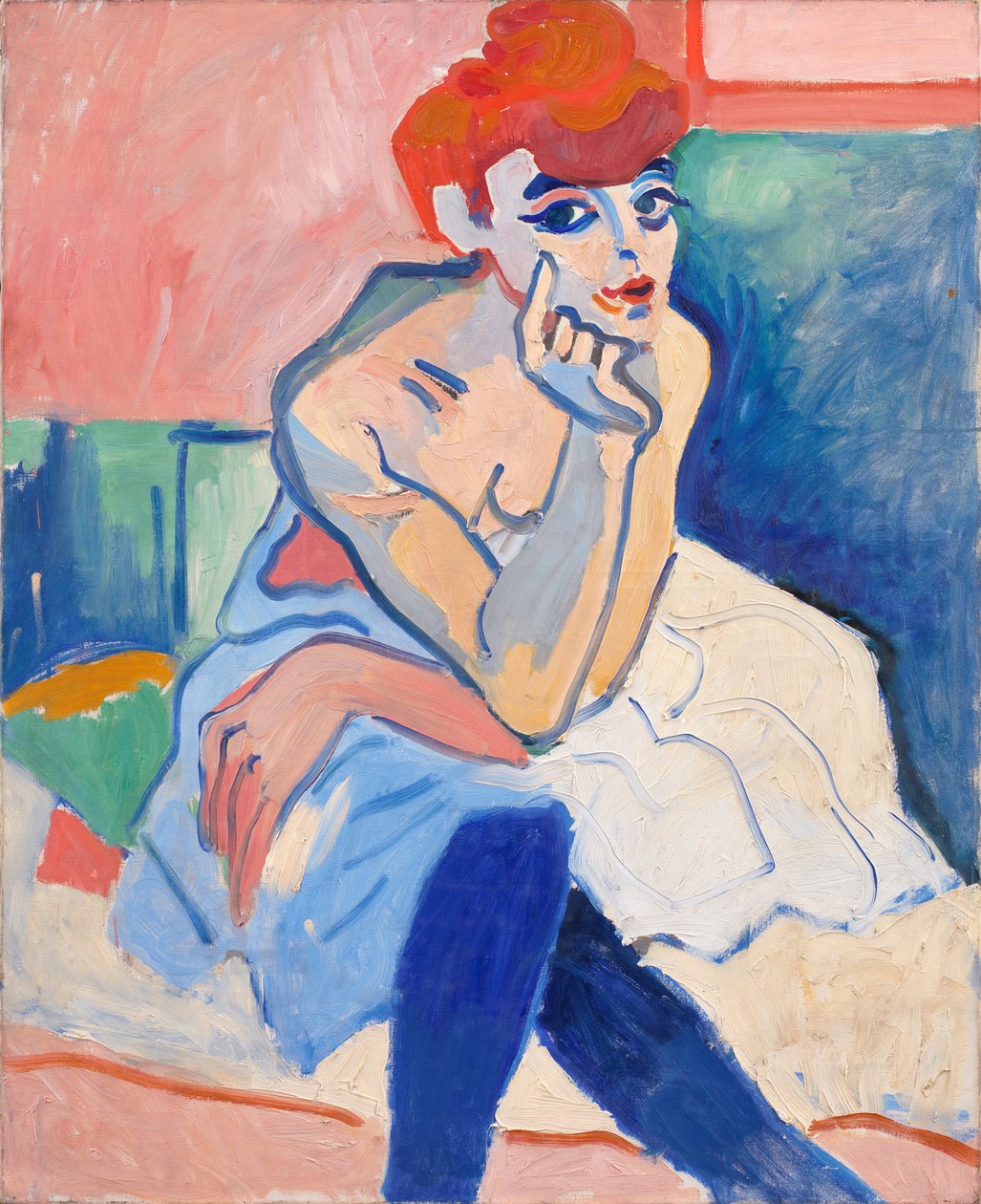 Nő egy Chemise alkotó: Andre Derain