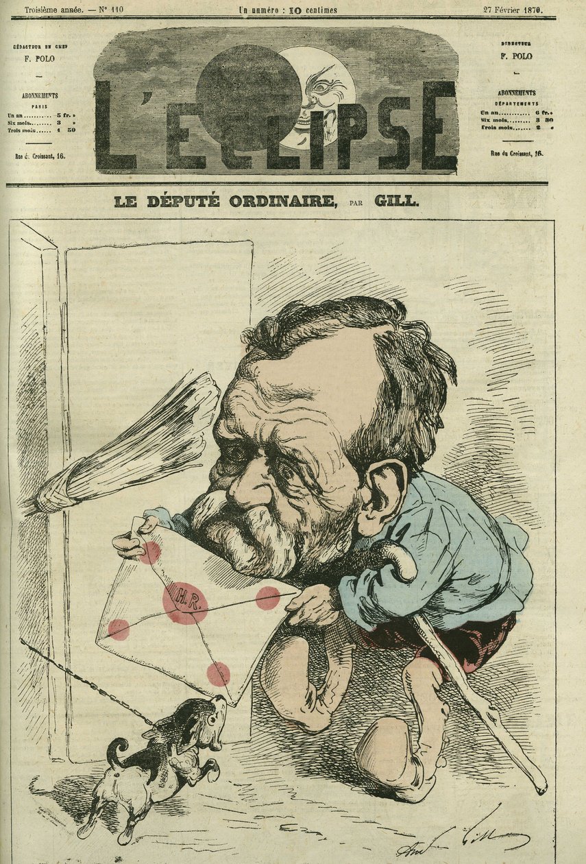 Alphonse-Auguste Duchesne de Gillevoisin, Marquis de Conegliano, Besancon helyettese. Borító a Gill „” L