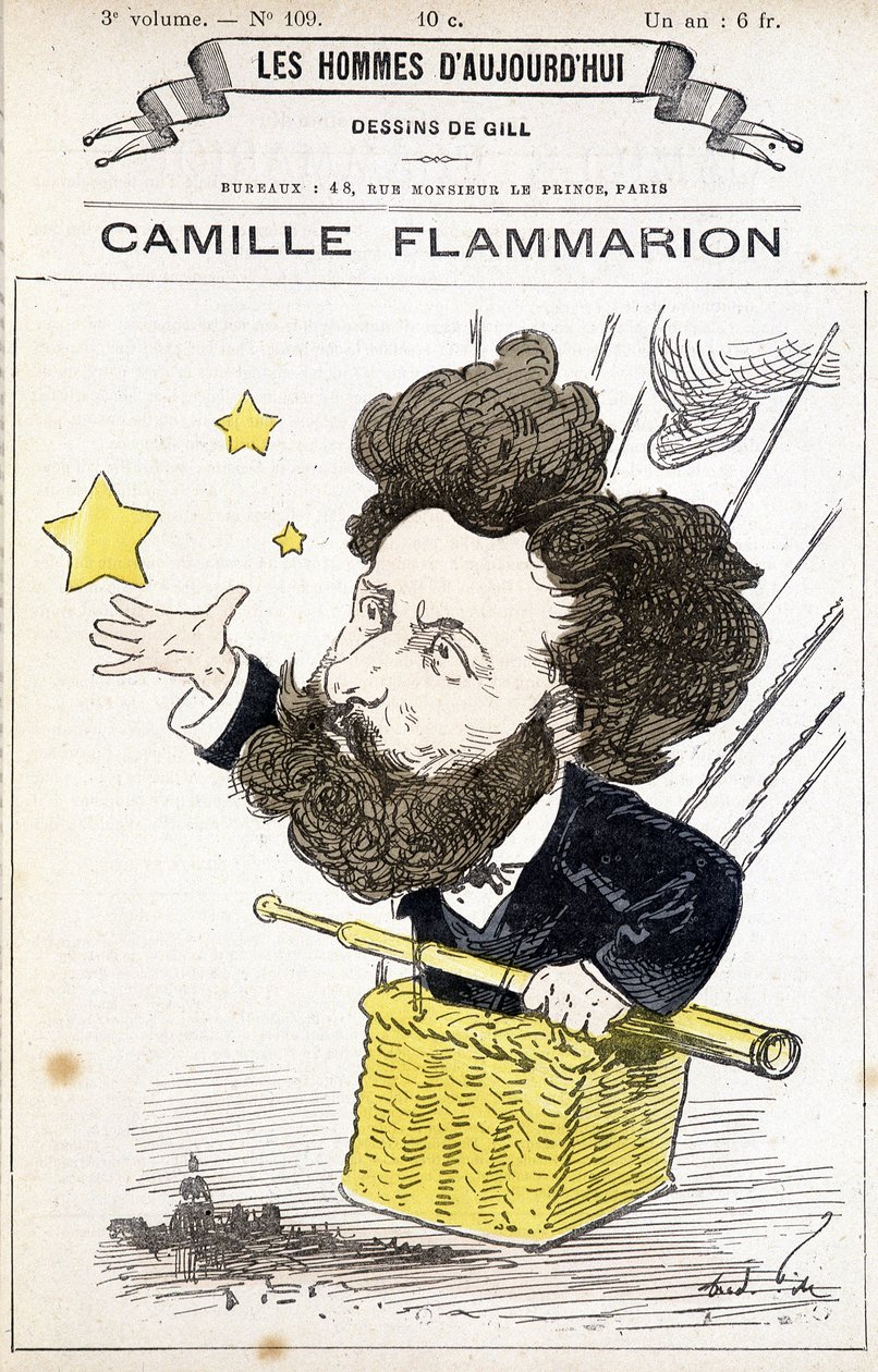 Camille Flammarion – Gill, „A mai férfiak” című filmben alkotó: Andre Gill