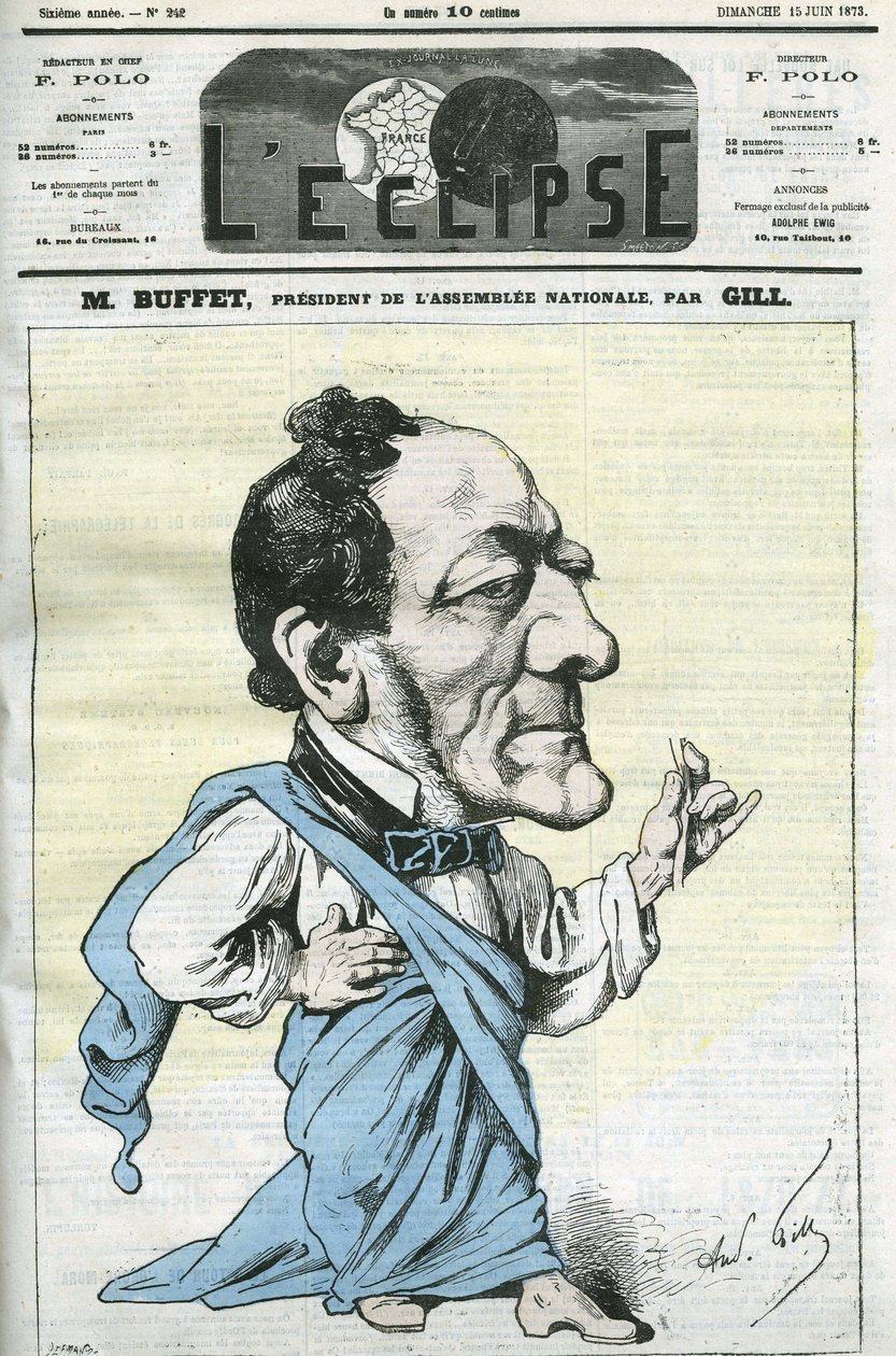 Louis-Joseph Buffet rajzfilmje (Louis Joseph Buffet alkotó: Andre Gill