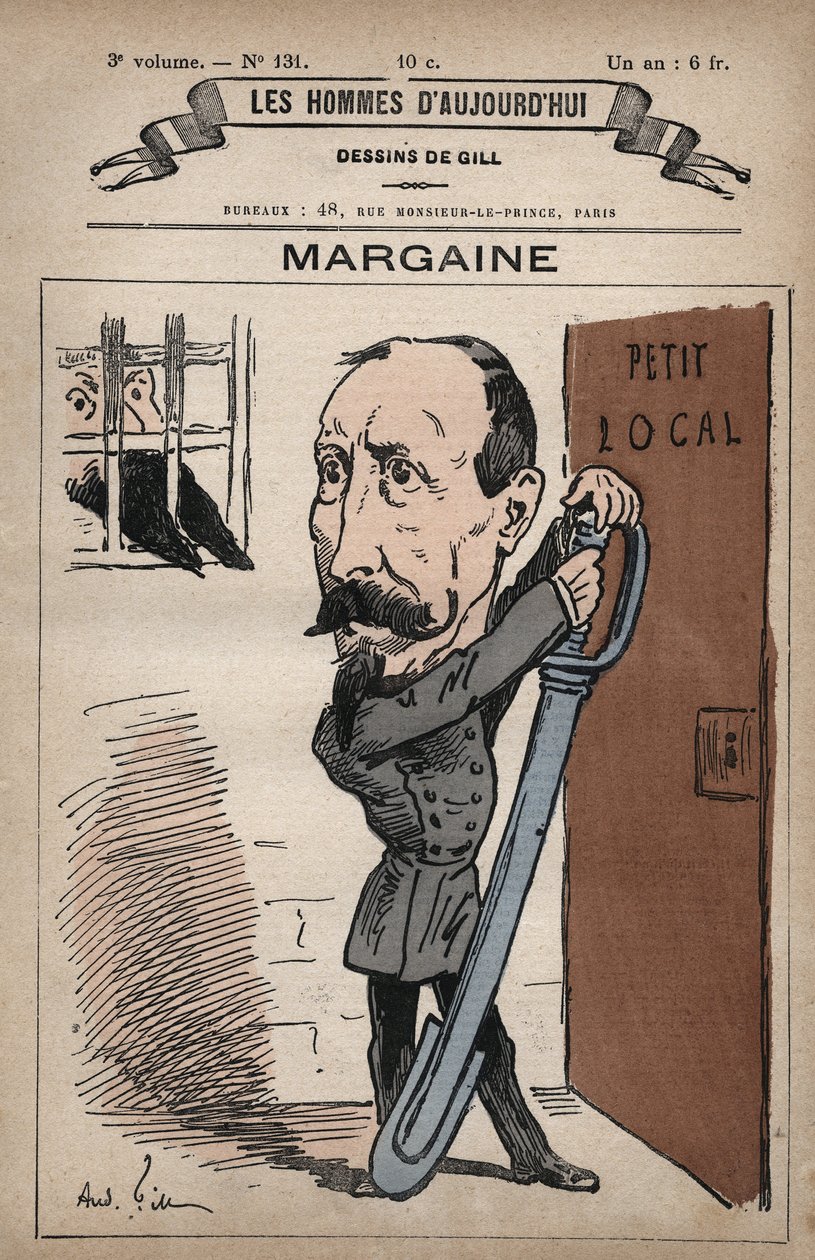 Camille Henri Margaine 1829-1893 rajzfilmje a "Les Hommes d