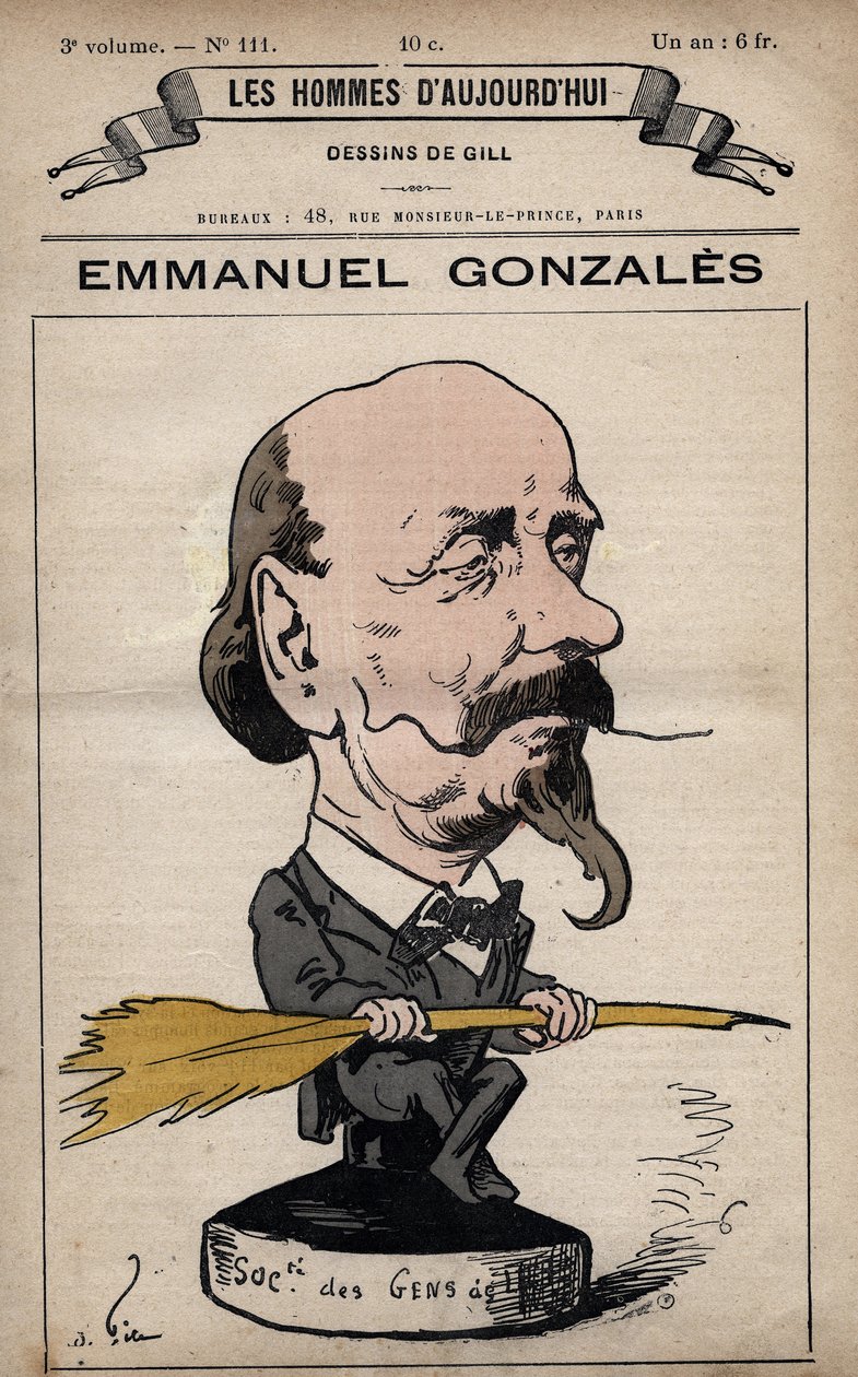 Emmanuel Gonzales 1815-1887 rajzfilmje a „Les Hommes d
