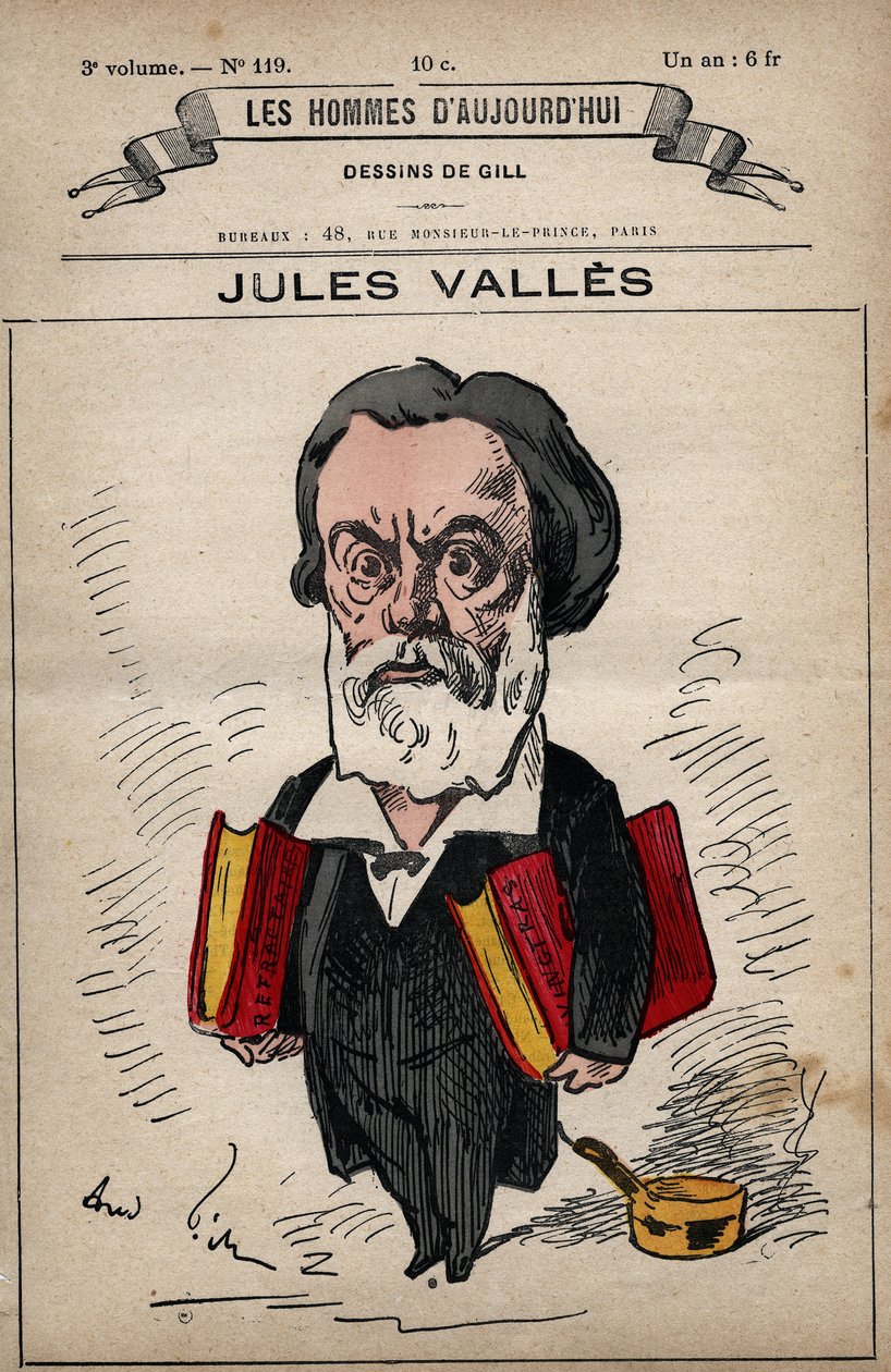 Jules Valles (1832-1885) rajzfilmje a „Les Hommes d