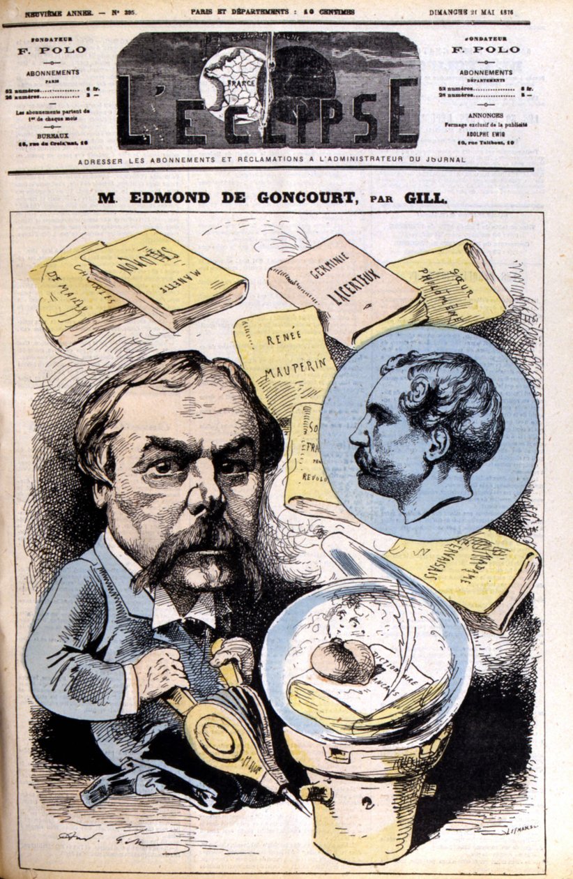 Edmond de Goncourt – Gill, a „L