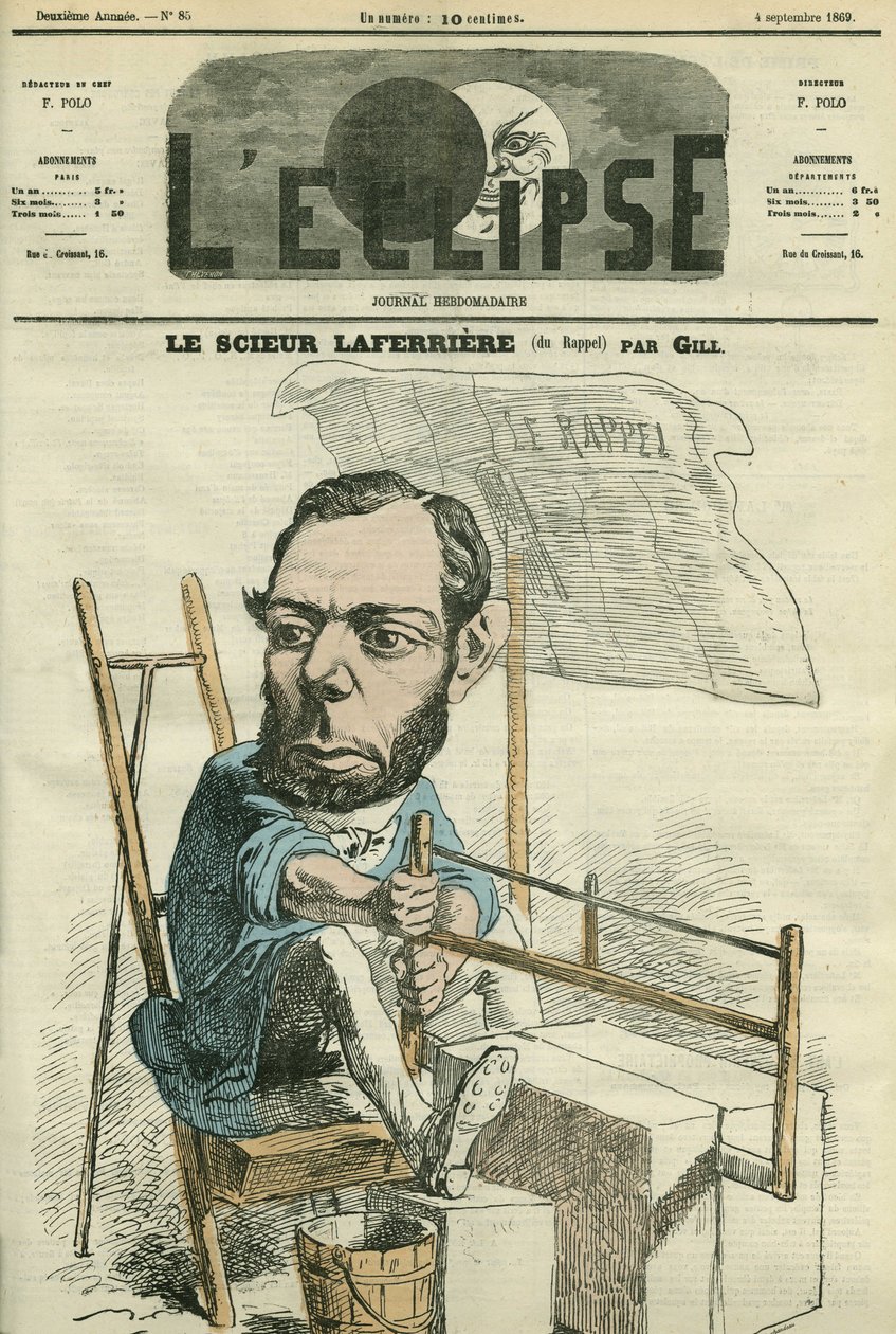 Edouard Lafferiere (1841-1901), francia bíró és politikus. Borító a „” L