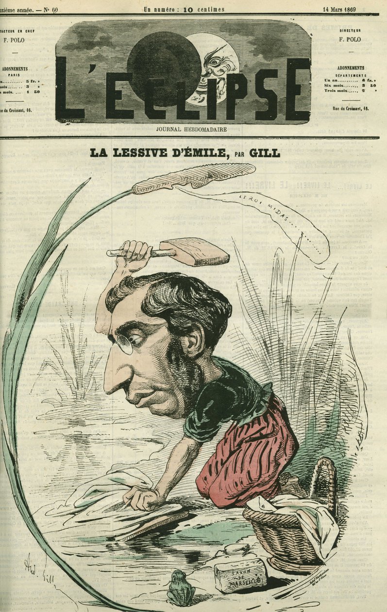 Emile Ollivier (1825-1913), francia politikus. Borító a „” L