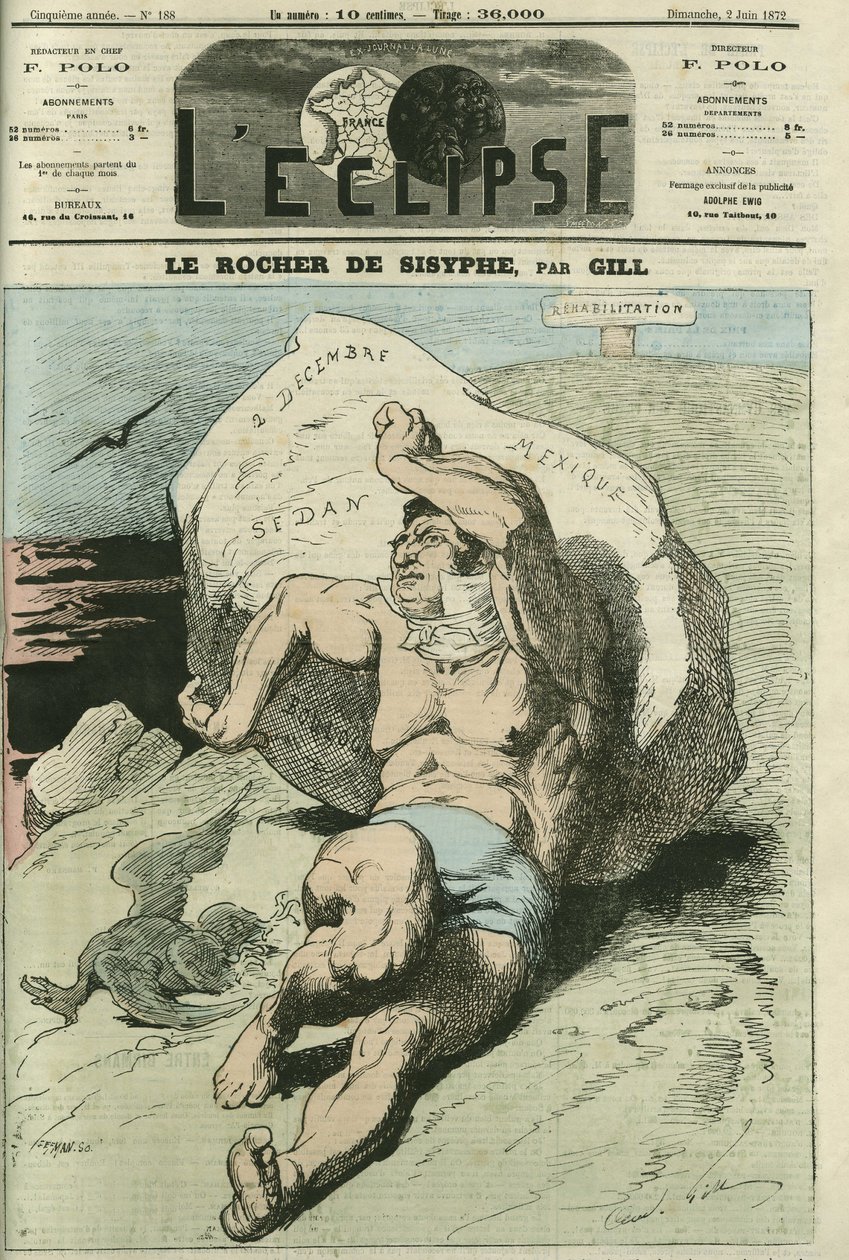 Eugene Rouher (1814-1884), francia politikus. Borító a „” L