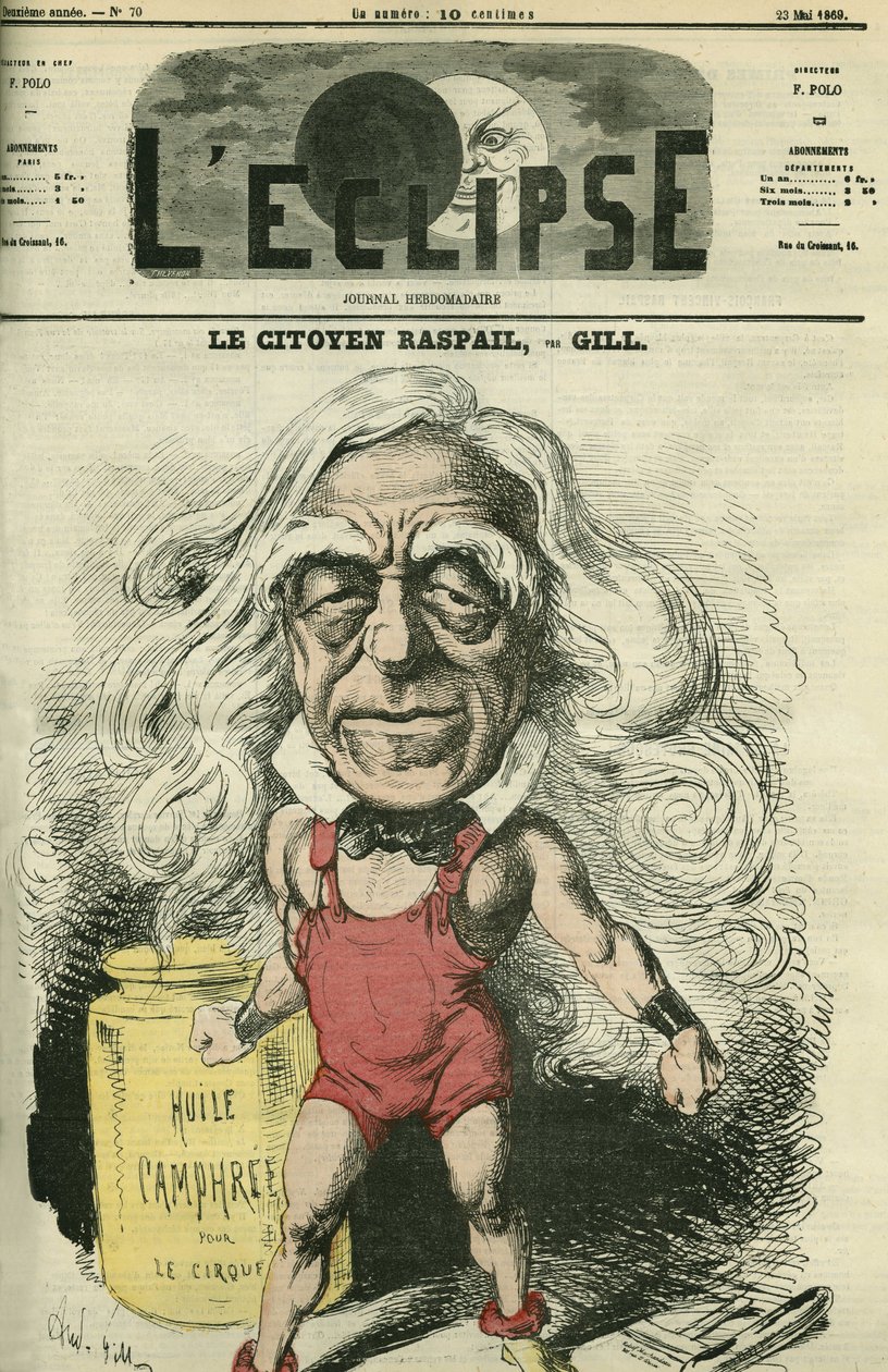 Francois-Vincent Raspail (1794-1878), vegyész, orvos és francia politikus. Borító a "" L
