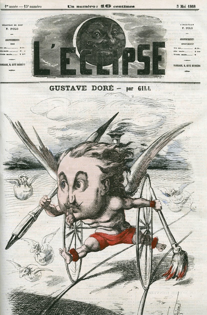 Gustave Dore (1832-1883) francia festő, illusztrátor és karikaturista. Borító a Gill „” L