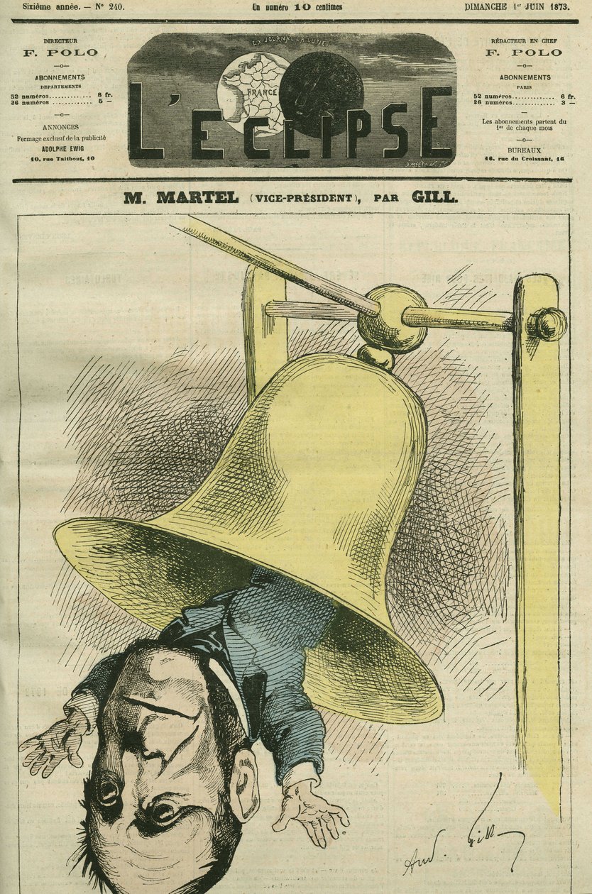 Louis-Joseph Martel (1813-1892), francia politikus. Borító a „” L
