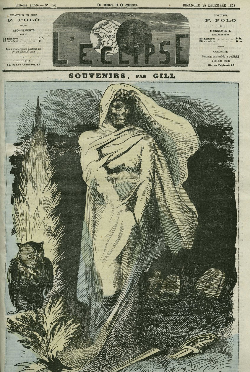 Emlékek az 1870-es francia-porosz háborúról. Címlap: Gill: „” L