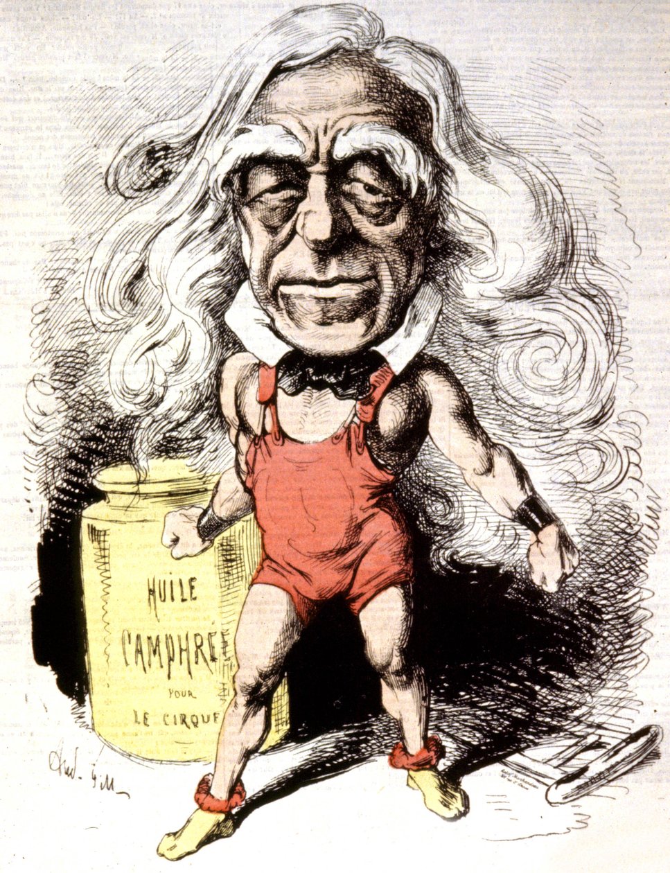 Raspail, 1872 körül (illusztráció) alkotó: Andre Gill