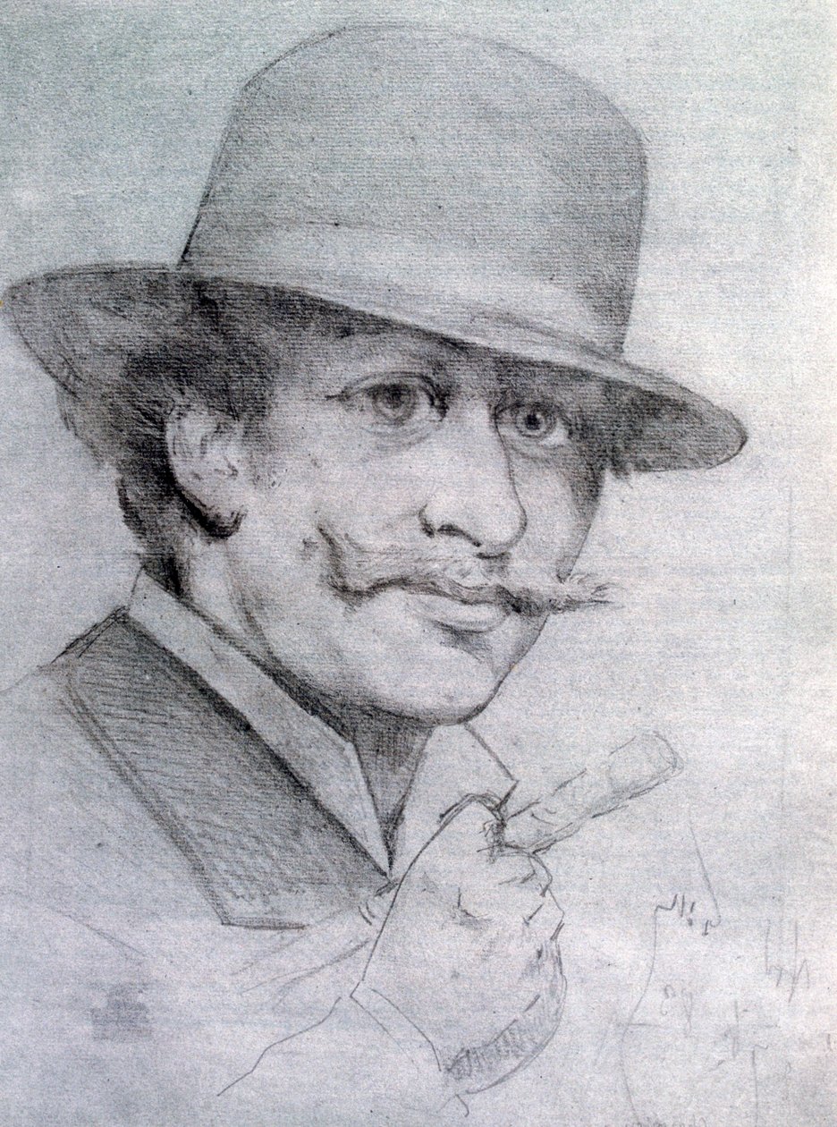 André Gill önarcképe, 1883, 1927 alkotó: Andre Gill