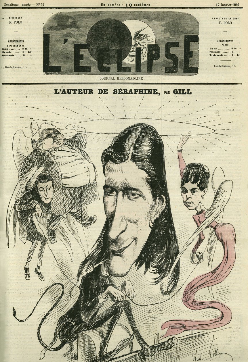 Victorien Sardou (1831-1908), francia drámaíró. Borító a „” L