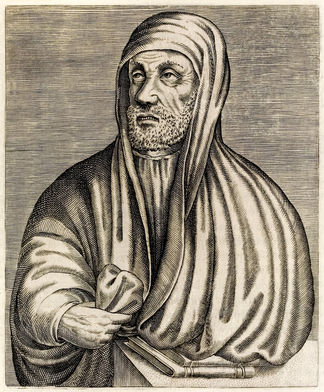 Avicenna vagy Ibn Sina: Perzsa polihisztor, André Thévet 1584-ben megjelent True Portrék című könyvéből alkotó: Andre Thevet
