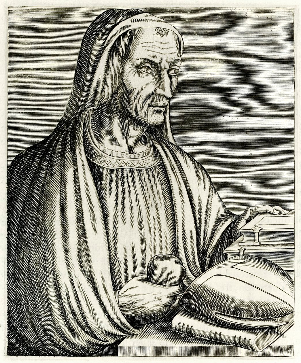 Gregory of Tours a ?True Portraits? André Thévet 1594-ben jelent meg alkotó: Andre Thevet