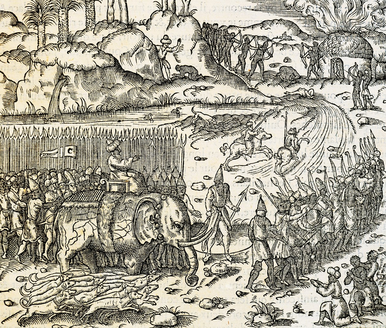 Szofala királysága, a mozambiki aranybányák otthona, metszet az Egyetemes Kozmológiából, Andre Thevet (1504-1592), Párizs alkotó: Andre Thevet