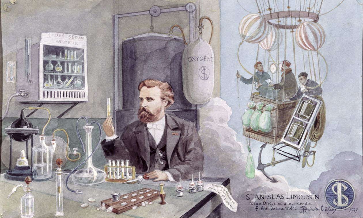 Stanislas Limousin (1831-87) 1949 (akvarell, papír) alkotó: Andre des Gachons