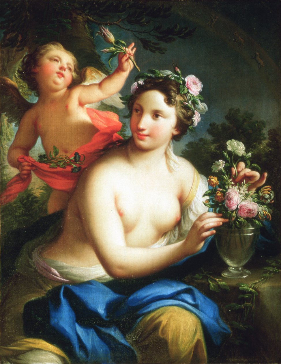 A tavasz allegóriája, 1760 körül alkotó: Andrea Casali