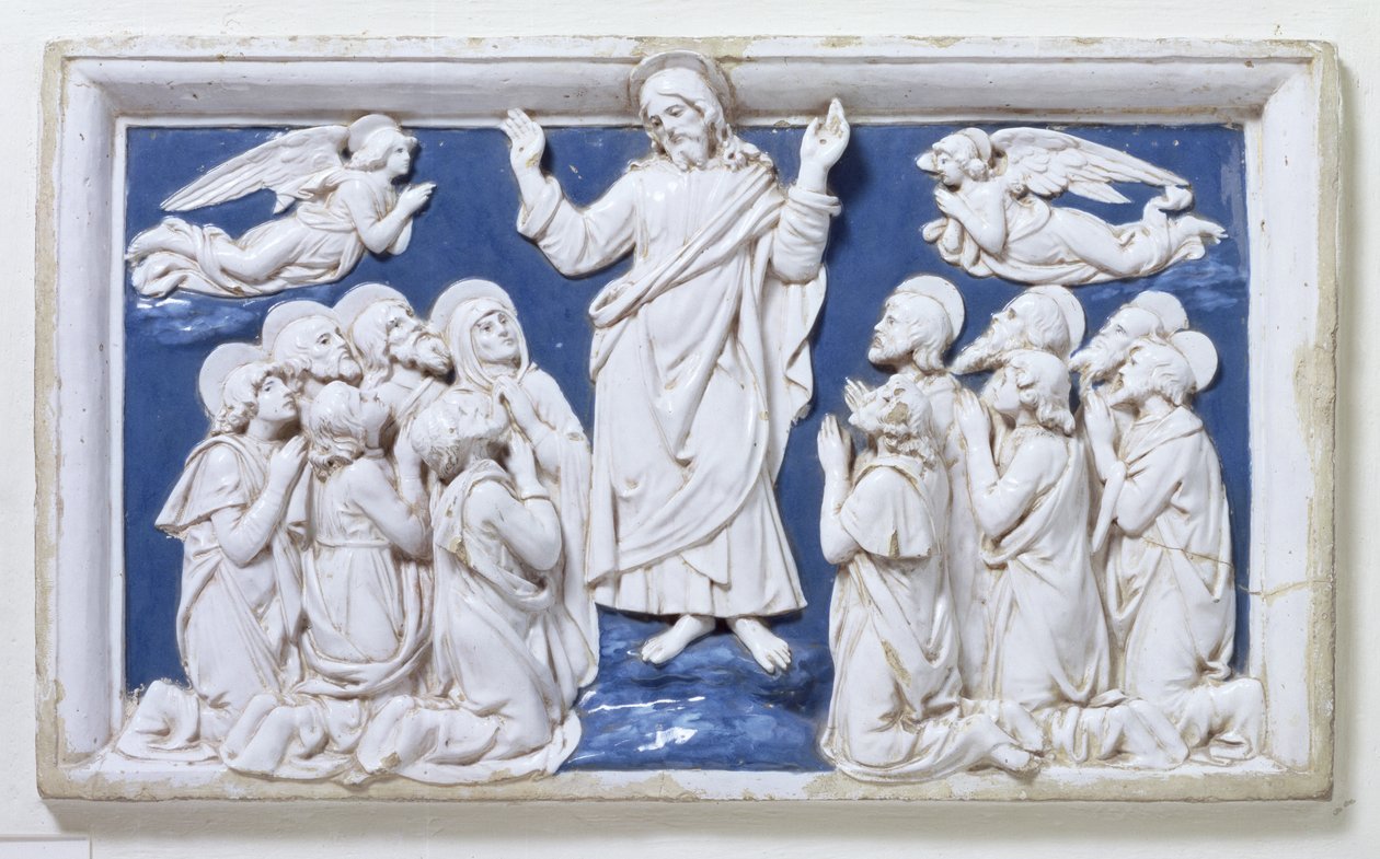 The Ascension (mázas terrakotta) alkotó: Andrea Della Robbia