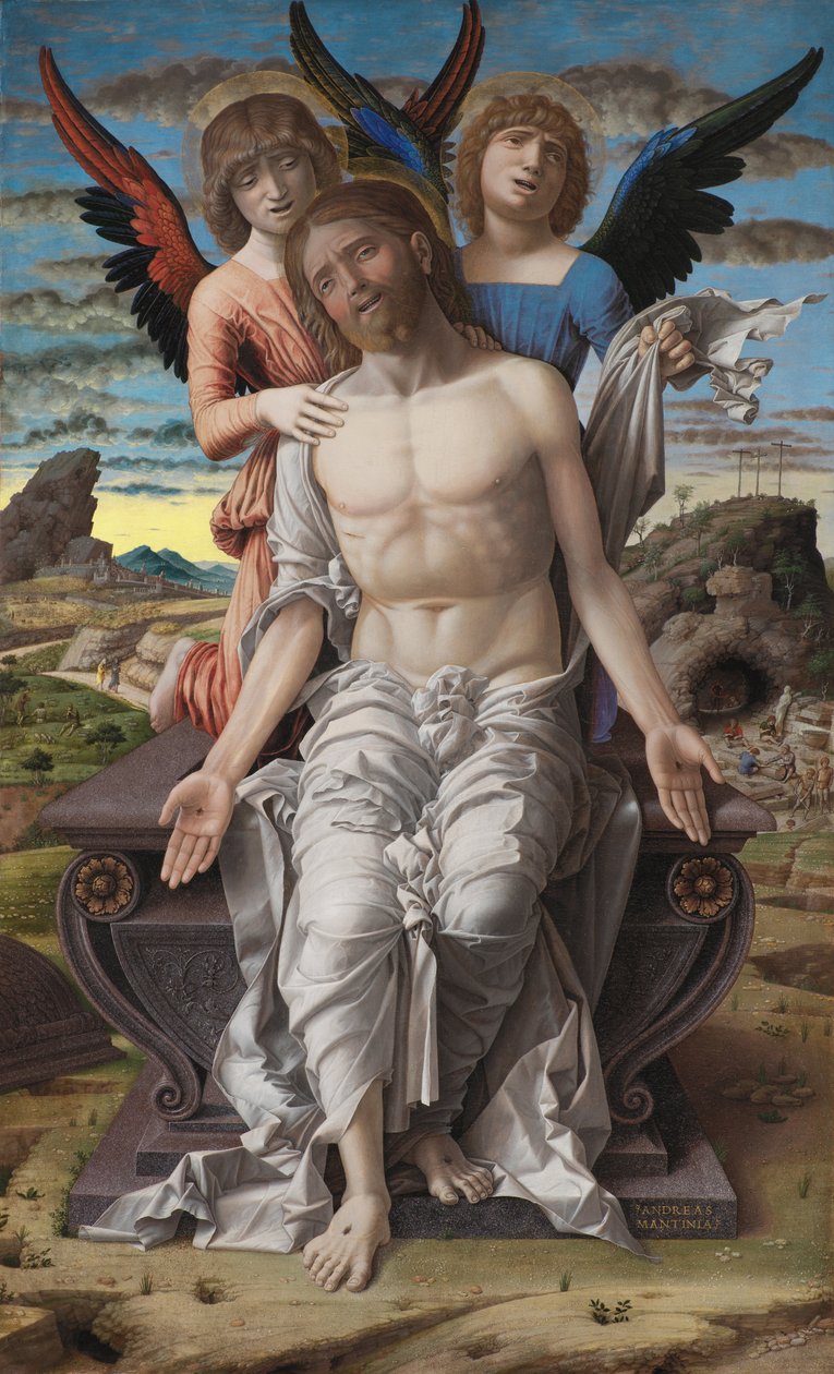 Krisztus, mint szenvedő Megváltó alkotó: Andrea Mantegna